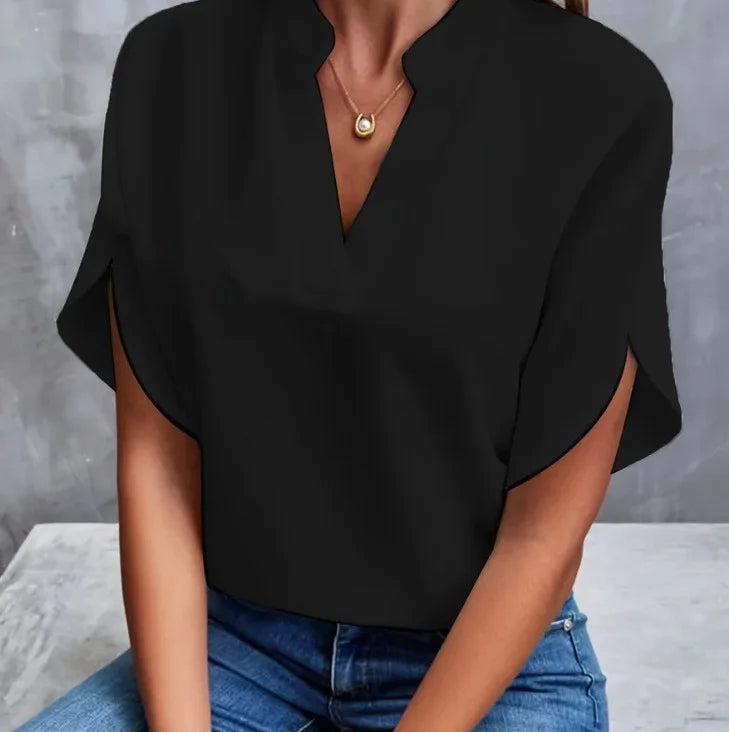 Camicia Donna Casual Scollo V